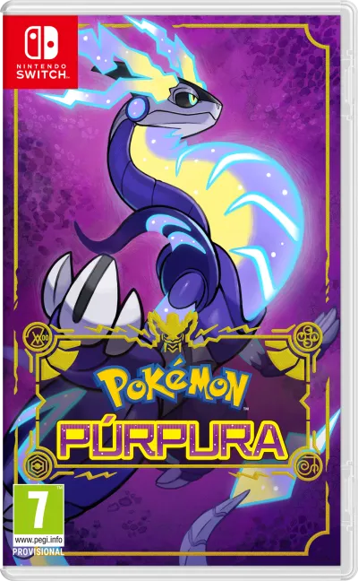 Portada de Pokémon Púrpura