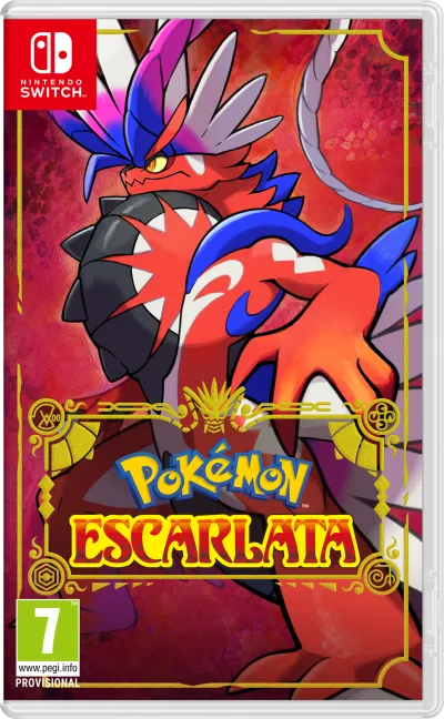 Portada de Pokémon Escarlata