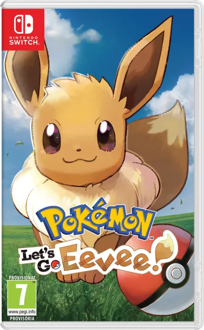 Portada de Pokémon: Let's Go, Eevee!