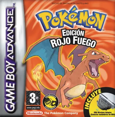 Portada de Pokémon Rojo Fuego