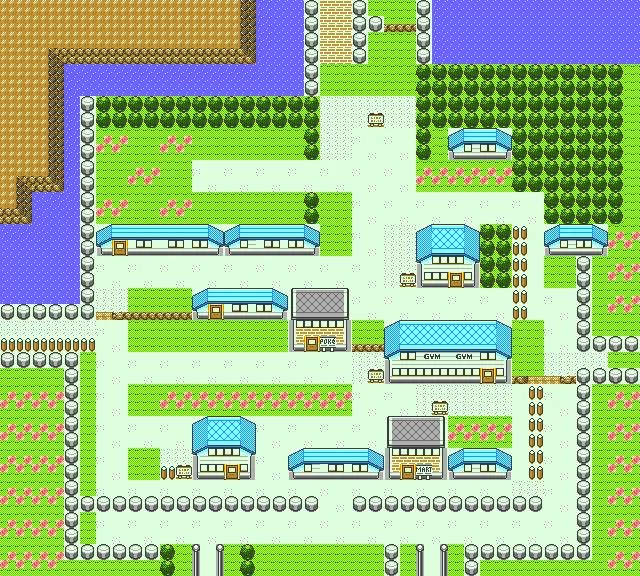 Ciudad Celeste en Pokémon Cristal