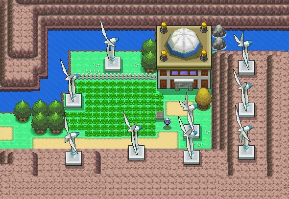 Valle Eólico en Pokémon Diamante y Pokémon Perla