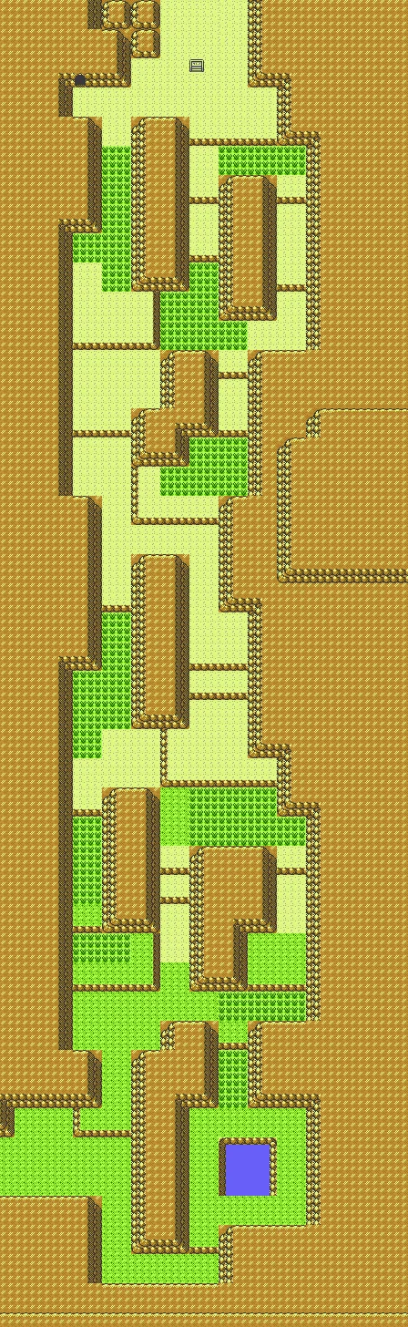 Ruta 45 en Pokémon Oro y Pokémon Plata