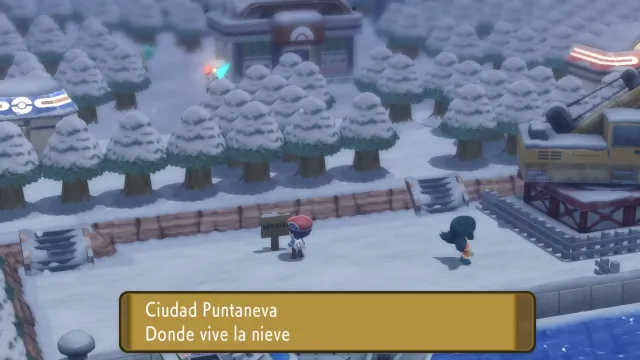 Ciudad Puntaneva en Pokémon Diamante Brillante y Pokémon Perla Reluciente