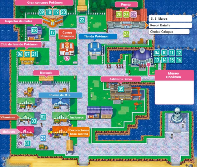 Ciudad Portual en Pokémon Rubí Omega y Pokémon Zafiro Alfa