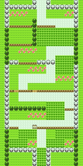 Ruta 1 en Pokémon Cristal