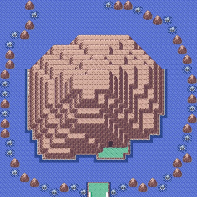 Monte Pírico en Pokémon Esmeralda
