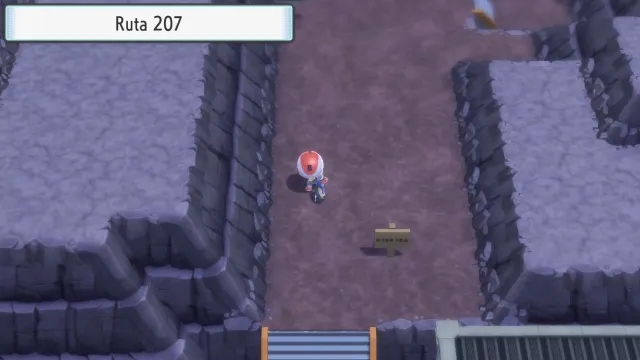 Ruta 207 en Pokémon Diamante Brillante y Pokémon Perla Reluciente