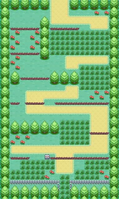 Ruta 1 en Pokémon Rojo Fuego y Pokémon Verde Hoja