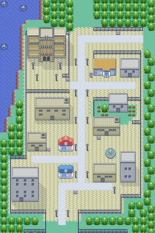 Ciudad Férrica en Pokémon Rubí y Pokémon Zafiro