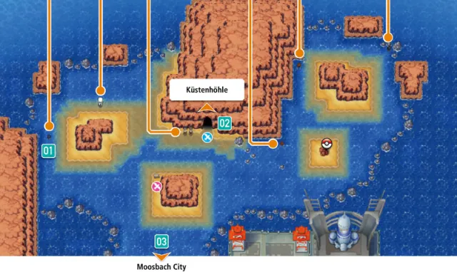 Ruta 125 en Pokémon Rubí Omega y Pokémon Zafiro Alfa