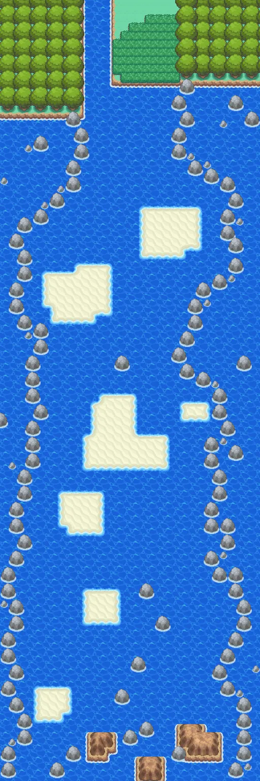 Ruta 21 en Pokémon Oro HeartGold y Pokémon Plata SoulSilver