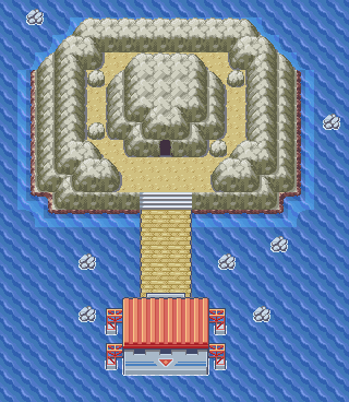 Roca Ombligo en Pokémon Rojo Fuego y Pokémon Verde Hoja