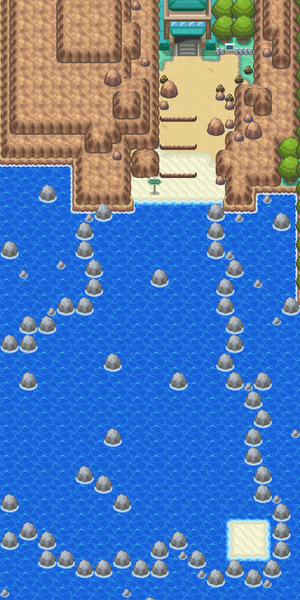 Ruta 19 en Pokémon Oro HeartGold y Pokémon Plata SoulSilver