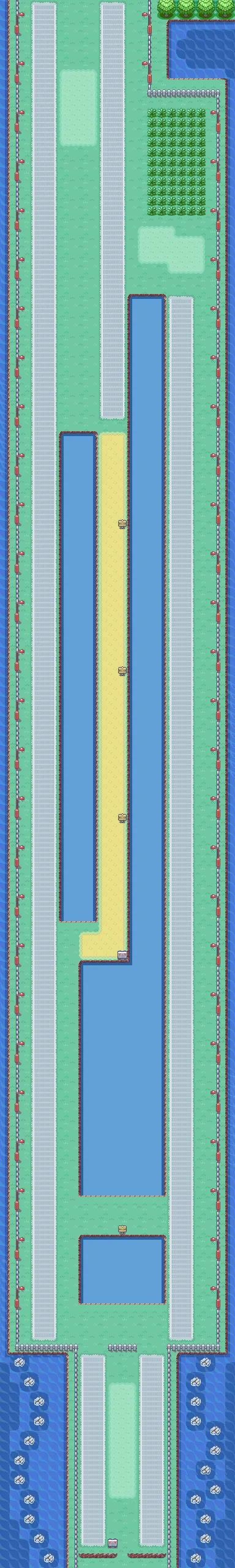 Ruta 17 en Pokémon Rojo Fuego y Pokémon Verde Hoja