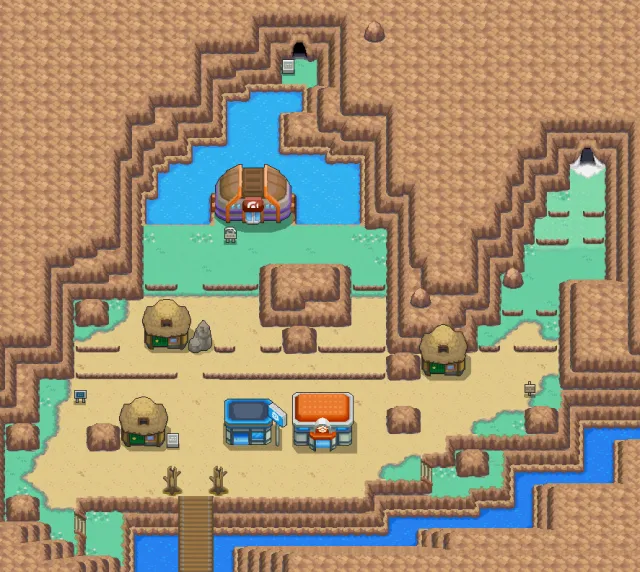 Ciudad Endrino en Pokémon Oro HeartGold y Pokémon Plata SoulSilver