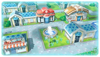 Ciudad Celeste en Pokémon: Let's Go, Pikachu! y Pokémon: Let's Go, Eevee!