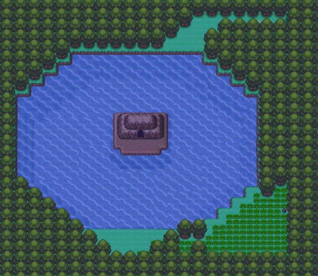 Lago Valor en Pokémon Platino