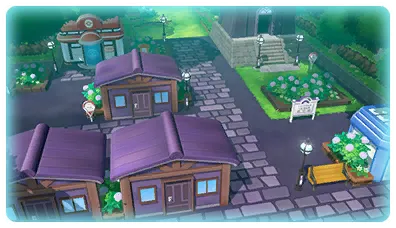 Pueblo Lavanda en Pokémon: Let's Go, Pikachu! y Pokémon: Let's Go, Eevee!