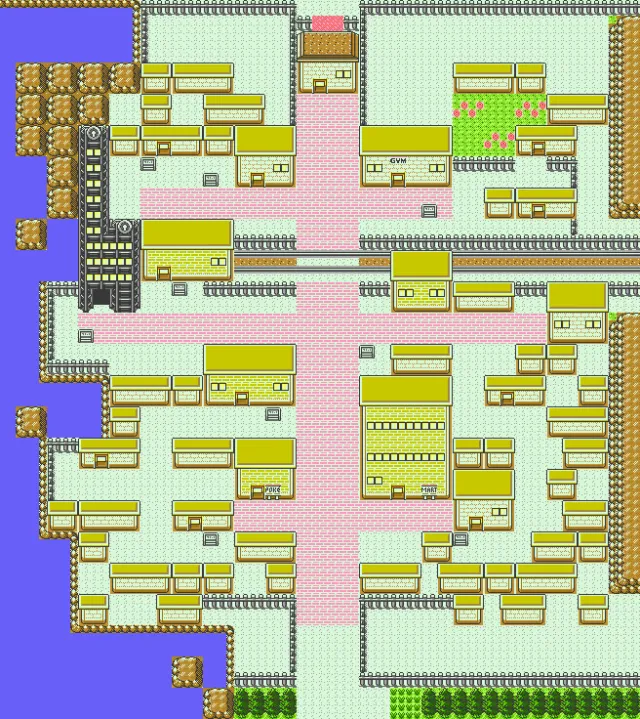Ciudad Trigal en Pokémon Cristal