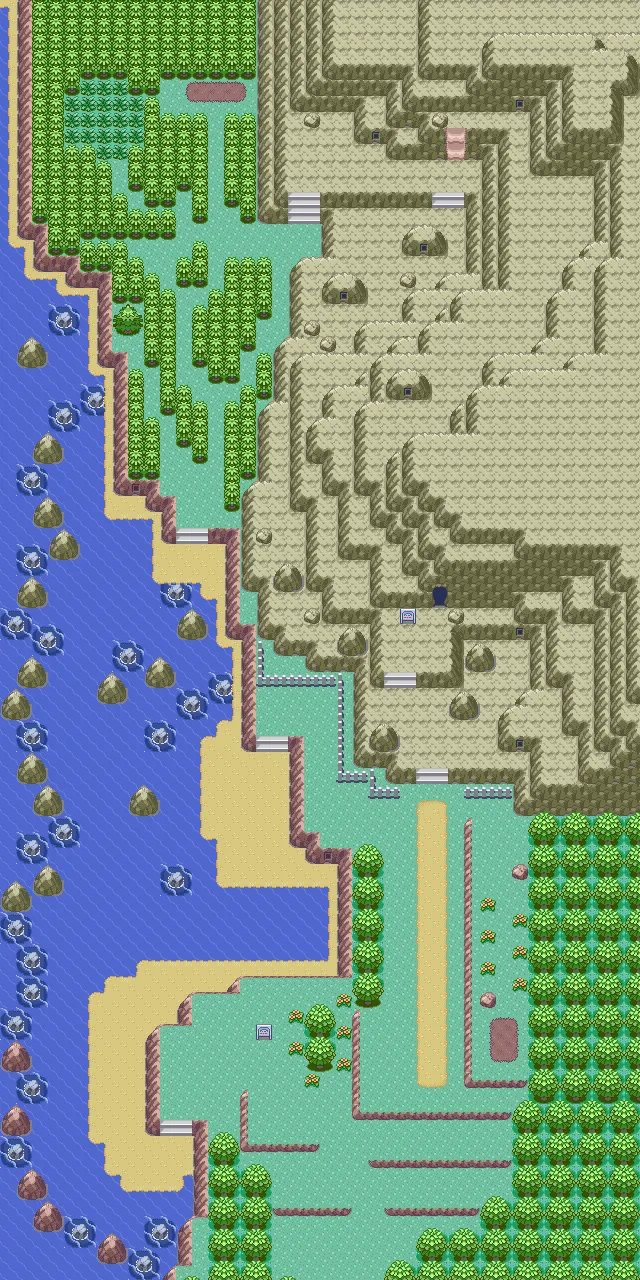 Ruta 115 en Pokémon Esmeralda