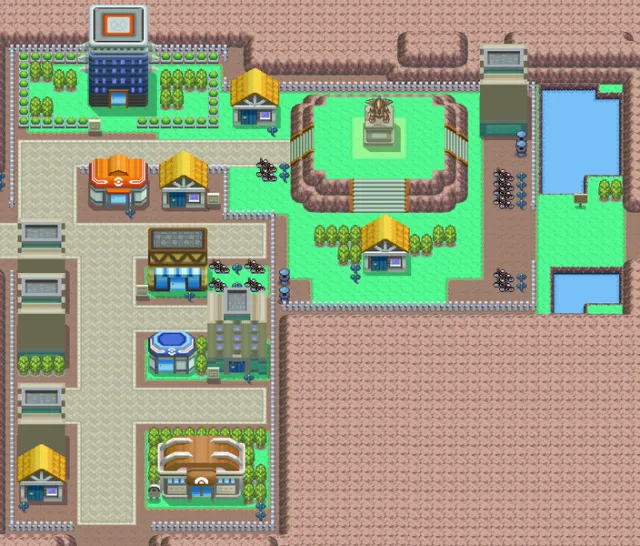 Ciudad Vetusta en Pokémon Diamante y Pokémon Perla