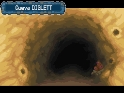 Cueva Diglett en Pokémon Oro HeartGold y Pokémon Plata SoulSilver
