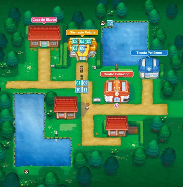 Ciudad Petalia en Pokémon Rubí Omega y Pokémon Zafiro Alfa
