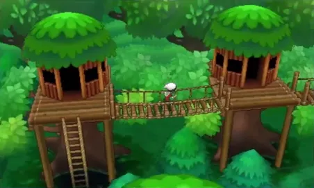 Ciudad Arborada en Pokémon Rubí Omega y Pokémon Zafiro Alfa