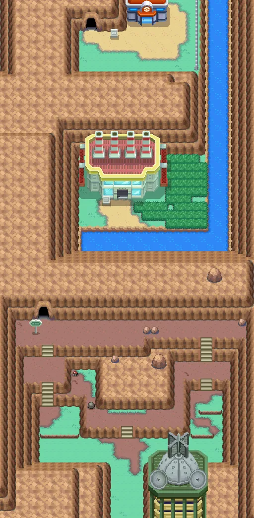 Ruta 10 en Pokémon Oro HeartGold y Pokémon Plata SoulSilver
