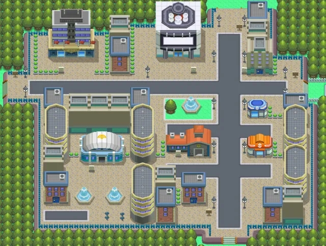 Ciudad Jubileo en Pokémon Diamante y Pokémon Perla