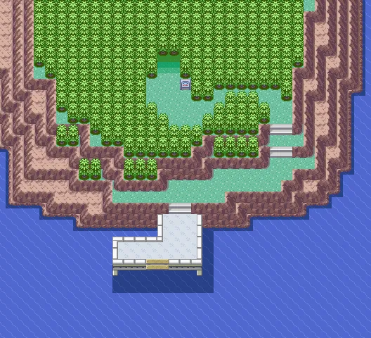 Isla del Sur en Pokémon Rubí y Pokémon Zafiro