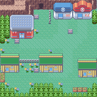 Pueblo Verdegal en Pokémon Rubí y Pokémon Zafiro