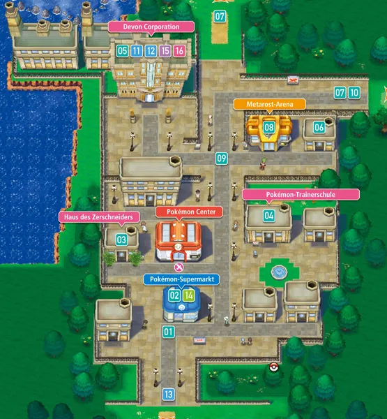 Ciudad Férrica en Pokémon Rubí Omega y Pokémon Zafiro Alfa