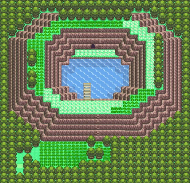 Fuente Despedida en Pokémon Platino