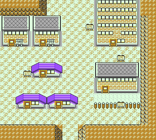 Pueblo Lavanda en Pokémon Oro y Pokémon Plata