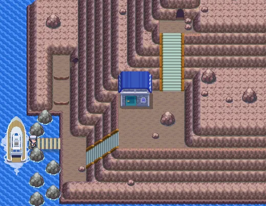 Isla Hierro en Pokémon Platino