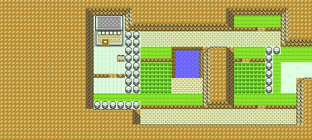 Ruta 22 en Pokémon Cristal