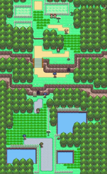 Ruta 204 en Pokémon Platino