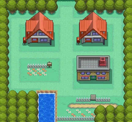 Pueblo Paleta en Pokémon Oro HeartGold y Pokémon Plata SoulSilver