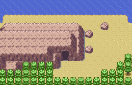 Cueva Granito en Pokémon Rubí y Pokémon Zafiro