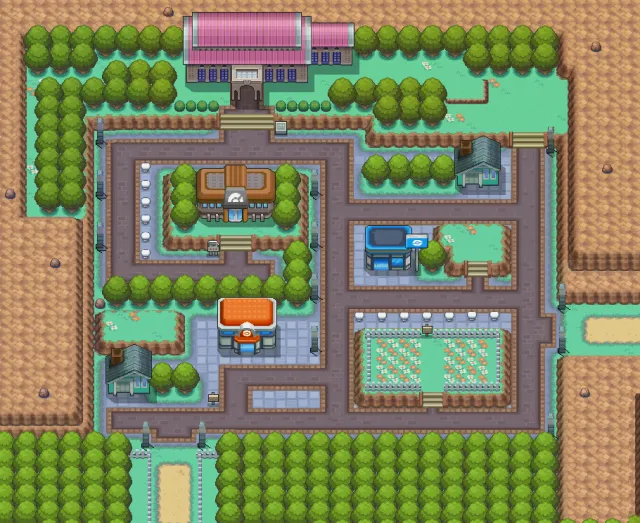 Ciudad Plateada en Pokémon Oro HeartGold y Pokémon Plata SoulSilver