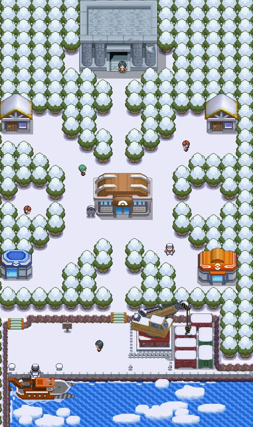 Ciudad Puntaneva en Pokémon Platino