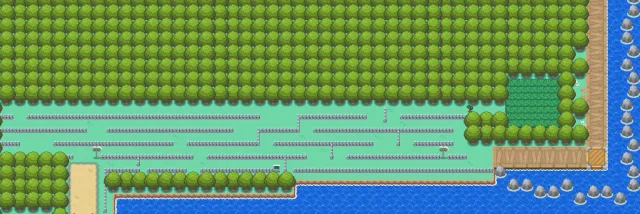 Ruta 13 en Pokémon Oro HeartGold y Pokémon Plata SoulSilver