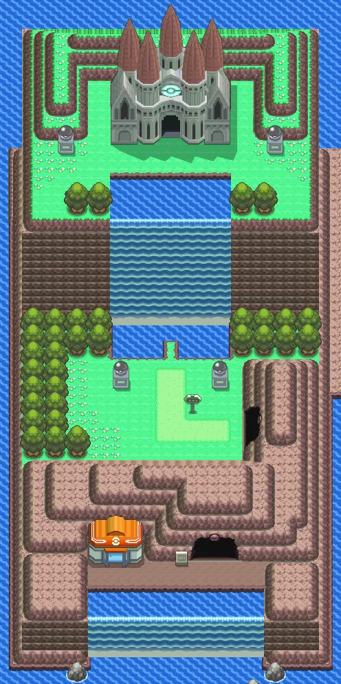Liga Pokémon en Pokémon Platino