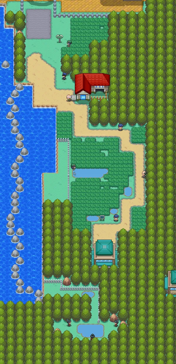 Ruta 34 en Pokémon Oro HeartGold y Pokémon Plata SoulSilver