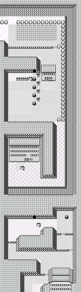 Ruta 10 en Pokémon Rojo y Pokémon Azul