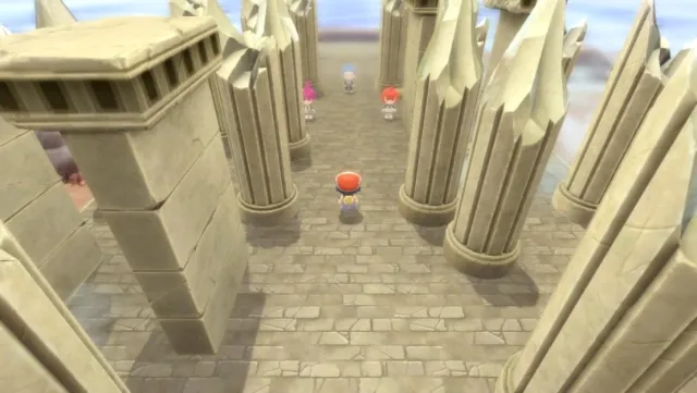 Columnas Lanza en Pokémon Diamante Brillante y Pokémon Perla Reluciente