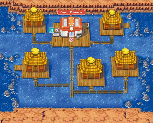 Pueblo Oromar en Pokémon Rubí Omega y Pokémon Zafiro Alfa