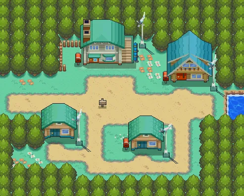 Pueblo Primavera en Pokémon Oro HeartGold y Pokémon Plata SoulSilver